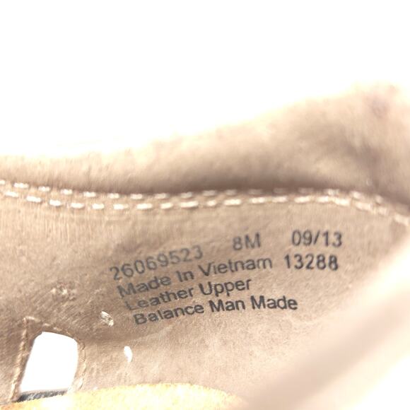 Clarks Strappy Slip On Casual Block Heel Loafer Womens Size 8 26069523 Brown - Picture 7 of 9